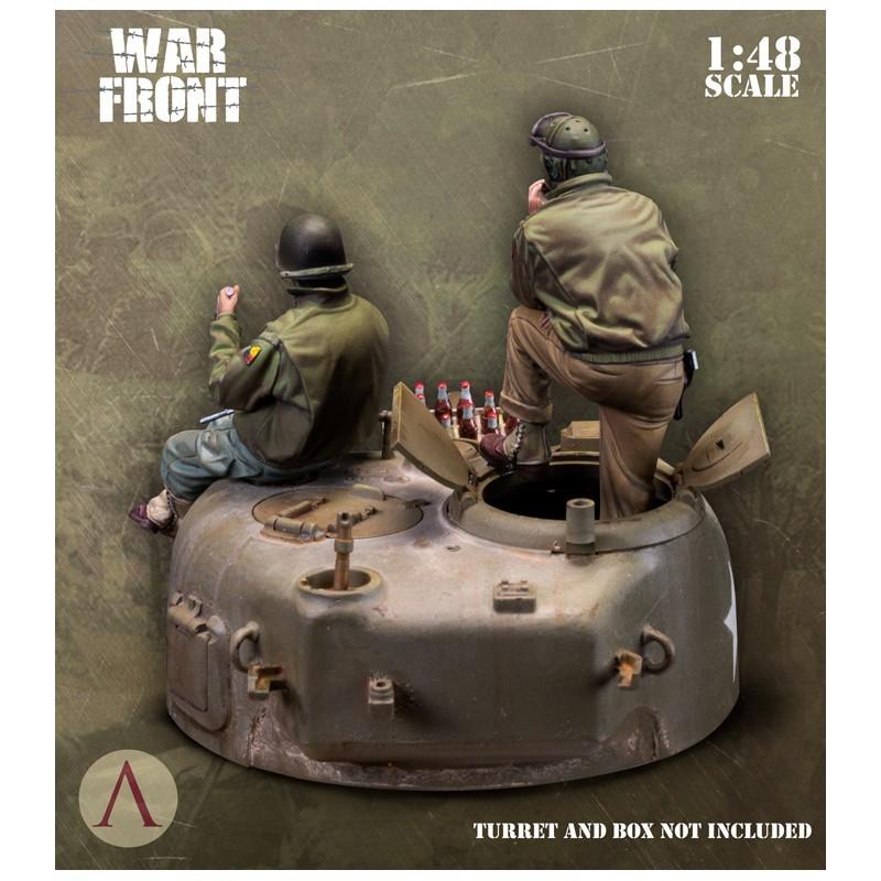スケール75 SW48-005 1/ 48 アメリカ 戦車兵セット (2体
