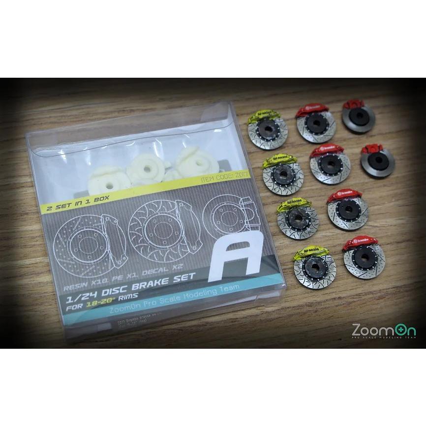 ZoomOn Z017 1/24 ディスクブレーキセット 18-21インチ ホイール用 A