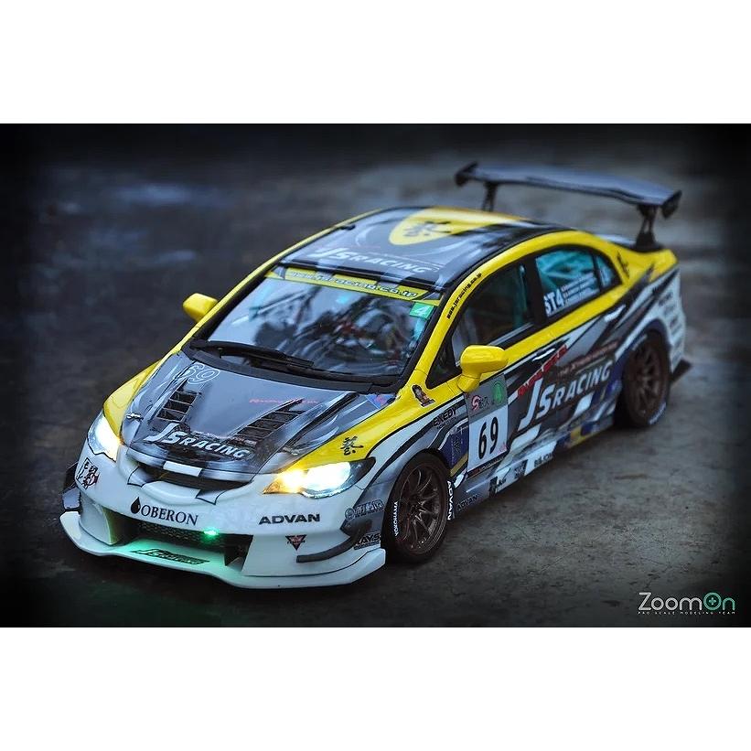 （生産休止中）ZoomOn Z037 1/24 ホンダ シビック FD2R J's レーシングバージョン : ホビーショップ レギュラス ...