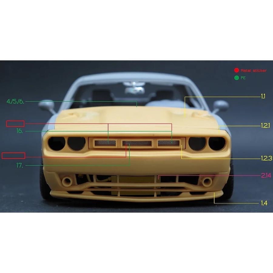 ZoomOn Z051 1/25 ダッジ・チャレンジャー- サリーン 570X(レベル用