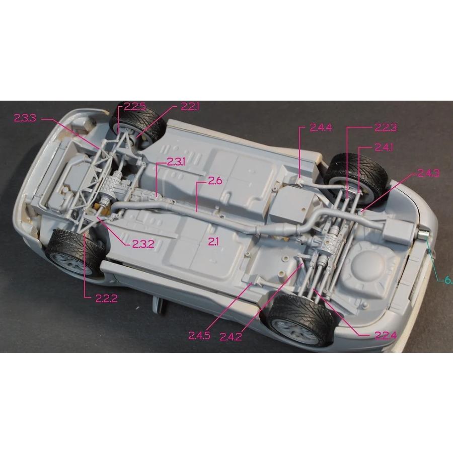 ZoomOn Z097 1/24 スバル インプレッサ 22B STI_13