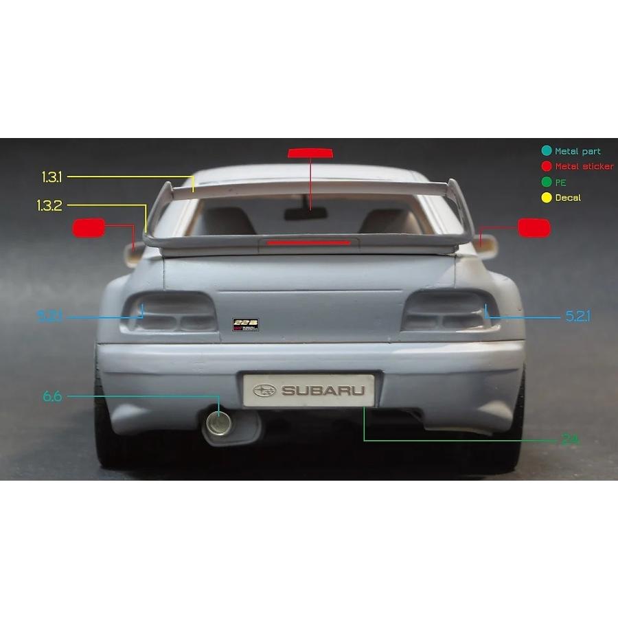 ZoomOn Z097 1/24 スバル インプレッサ 22B STI_5