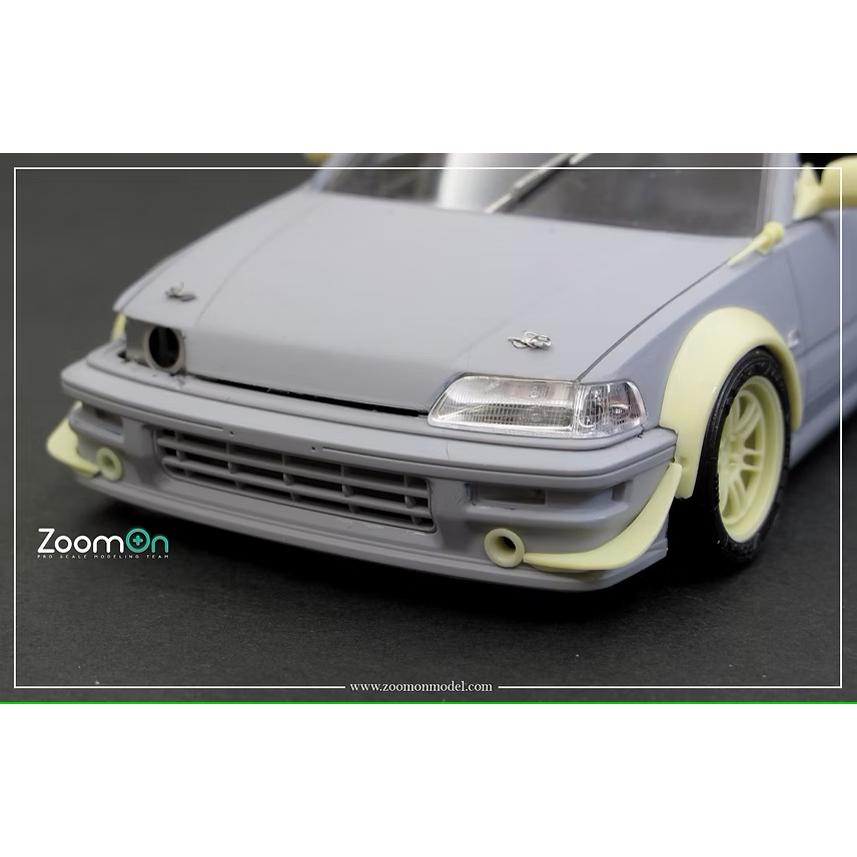 ZoomOn Z197 1/24 ゼロファイターシビック EF9 パーツセット デカール