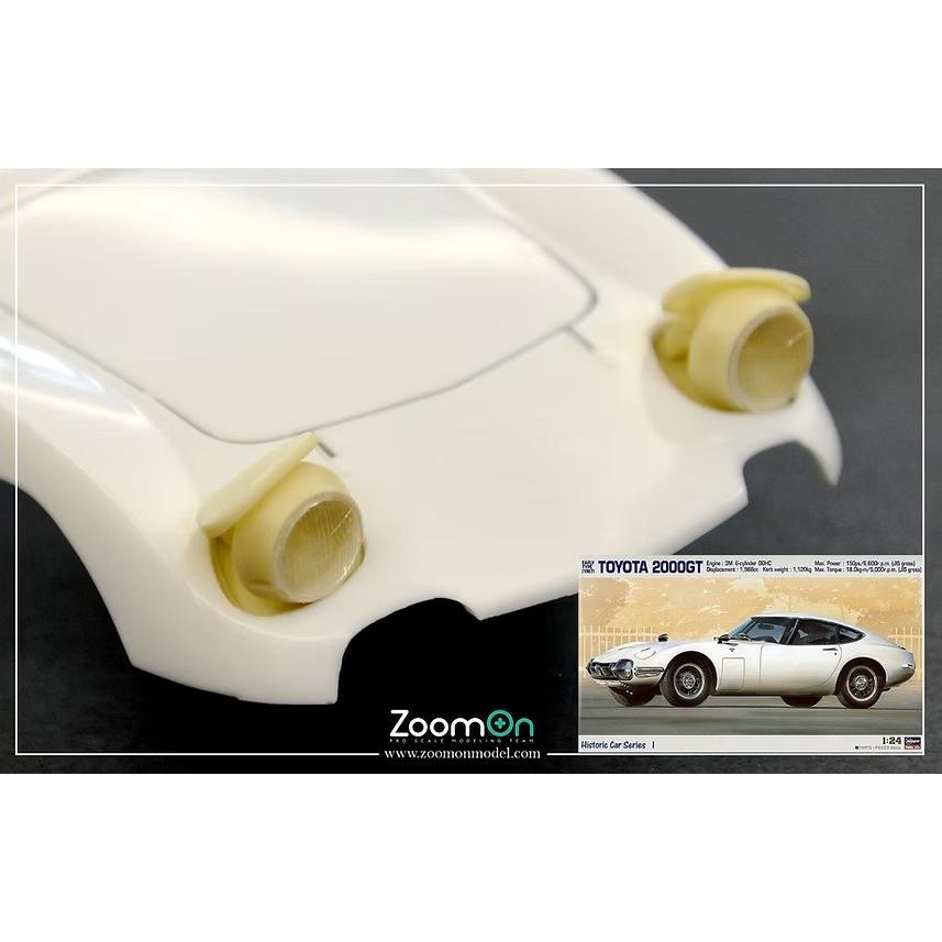 ZoomOn Z208 1/24 トヨタ 2000GT リトラクタブルヘッドライトセット