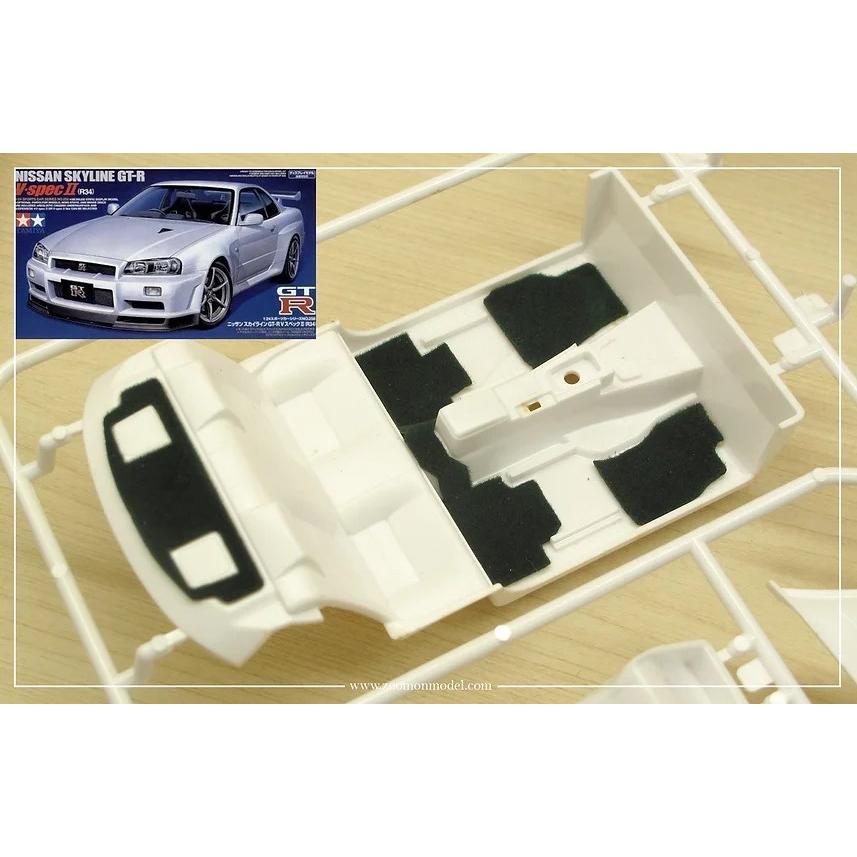 1/24 ZoomOn スカイライン r34 Z140 Nissan Skyline GT-R R34 F&F 2 part set | zoomonmodel