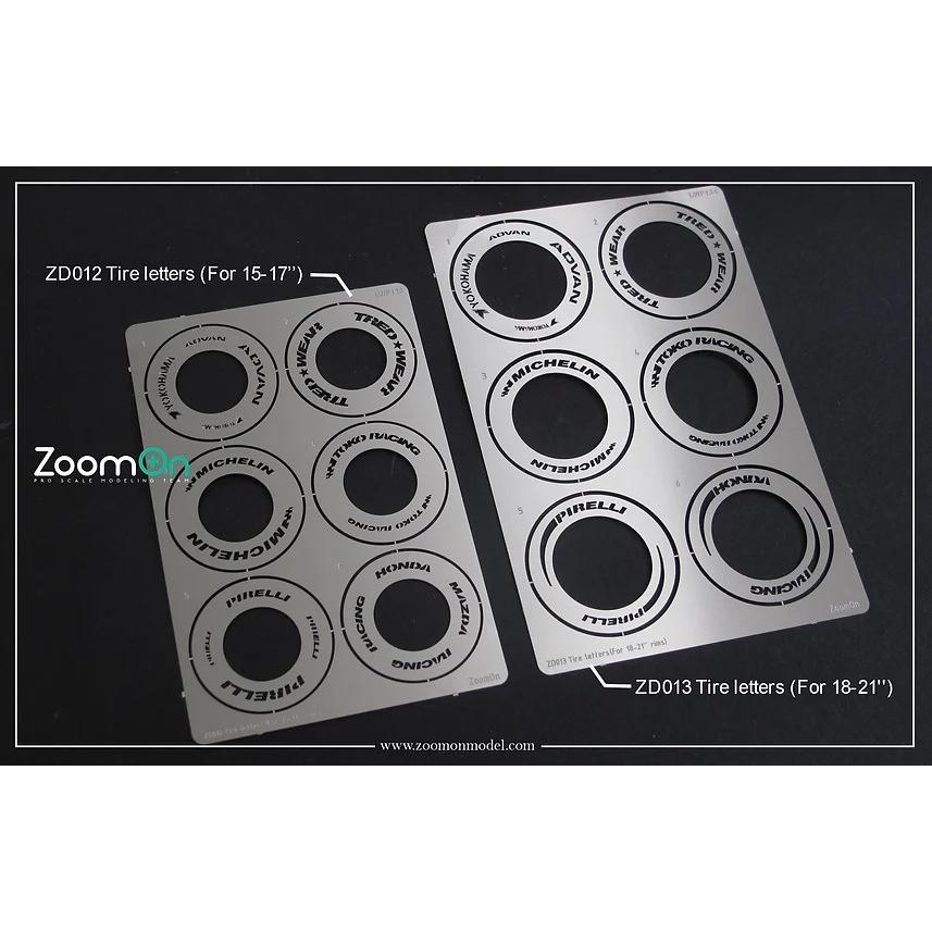ZoomOn ZD013 1/24 タイヤレター (18-21インチ 用) : ホビーショップ