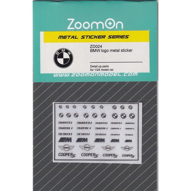 ZoomOn ZD024 1/24 - 1/43 BMW ロゴ メタルステッカー : ホビー