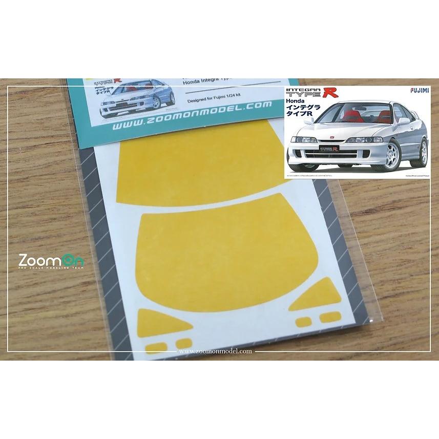 ZoomOn ZD064 1/24 ウインドー・ライト 塗装マスキング- ホンダ