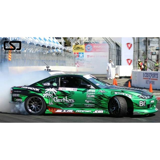 シルビア ZoomOn ZD183 1/24 日産 シルビア S15 ドリフトカー Get Nuts デカール
