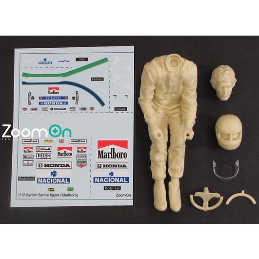 ZoomOn ZF008-M 1/12 アイルトン セナ フィギュア (B)マルボロ
