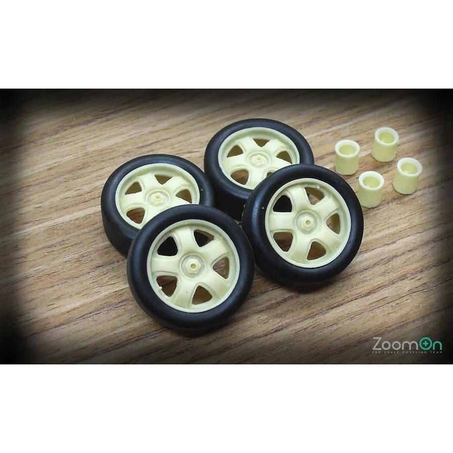 ZoomOn ZR010 1/24 16インチ 無限 MR5 sports ホイールセット : ホビー