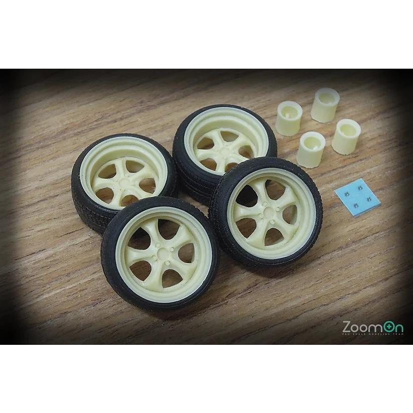 VS-KF ホイール16インチ ZoomOn ZR015 1/24 16インチ ワークス vs-kf ホイールセット : ホビー