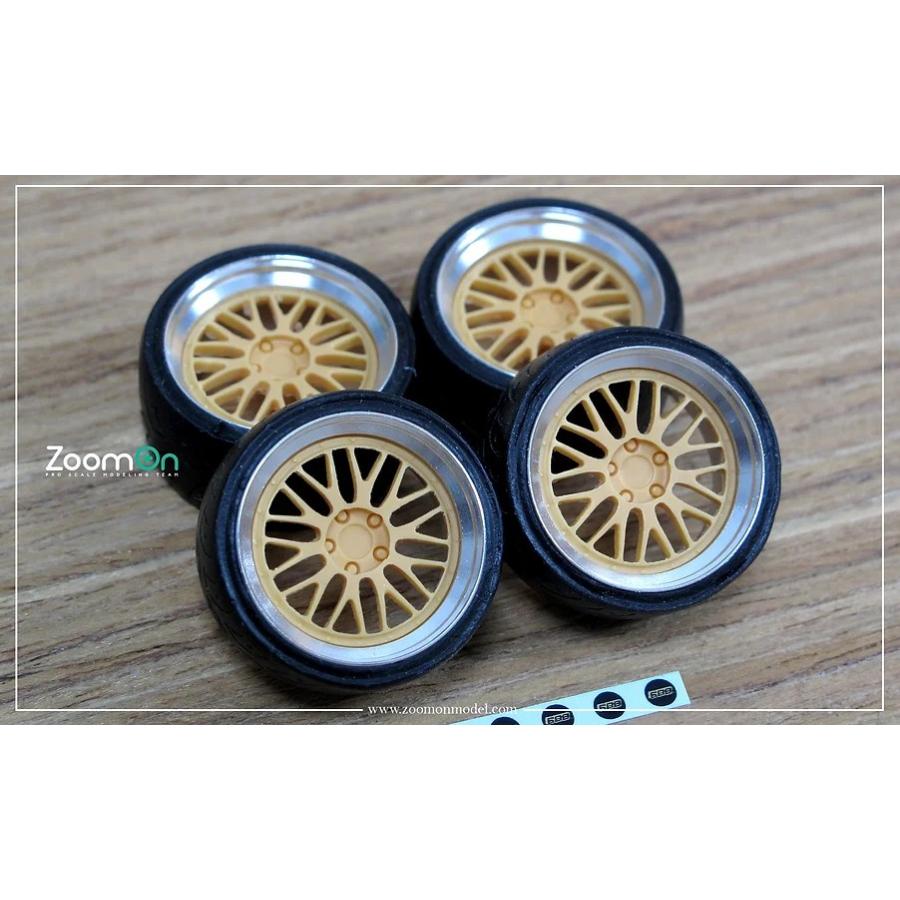 ZoomOn ZR017 1/24 19インチ BBS LM ホイールセット : ホビーショップ