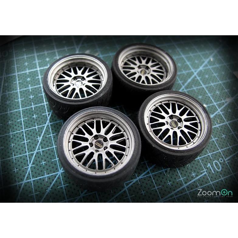 ZoomOn ZR017 1/24 19インチ BBS LM ホイールセット : ホビーショップ