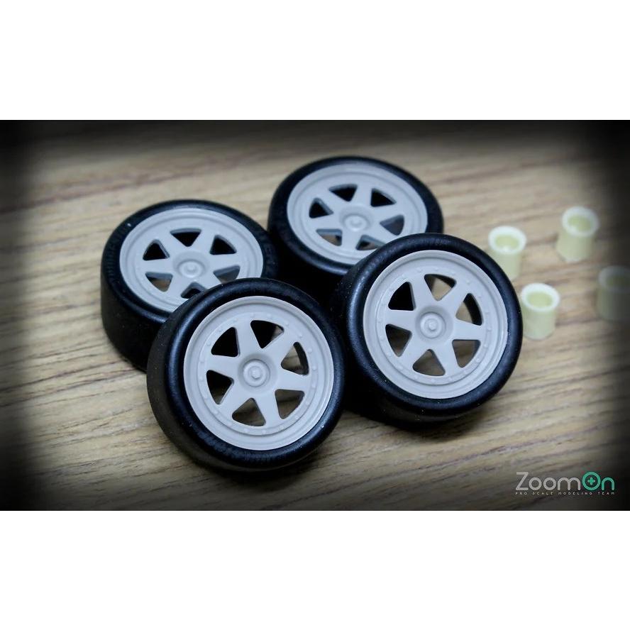 SSR 18インチホイール ZoomOn ZR018 1/24 18インチ SSR ハセミ Prot-S ホイールセット