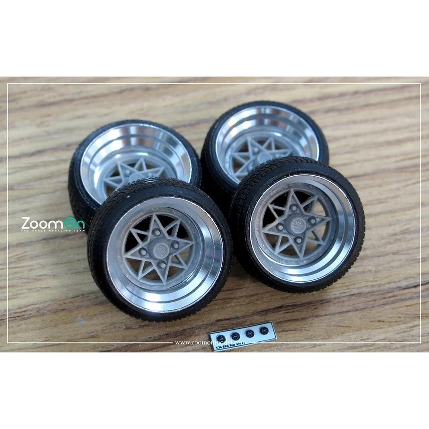 ZoomOn ZR040 1/24 16インチ SSR スターシャーク ホイールセット