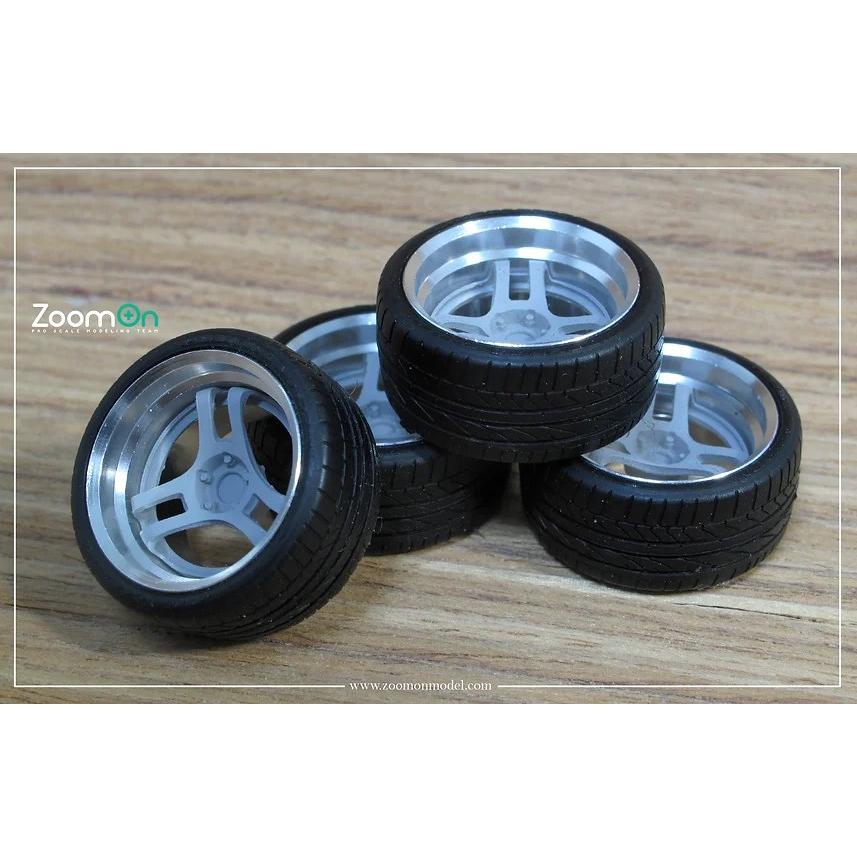 ZoomOn ZR068 1/24 17インチ アドバン スーパー レーシングv2 ホイール