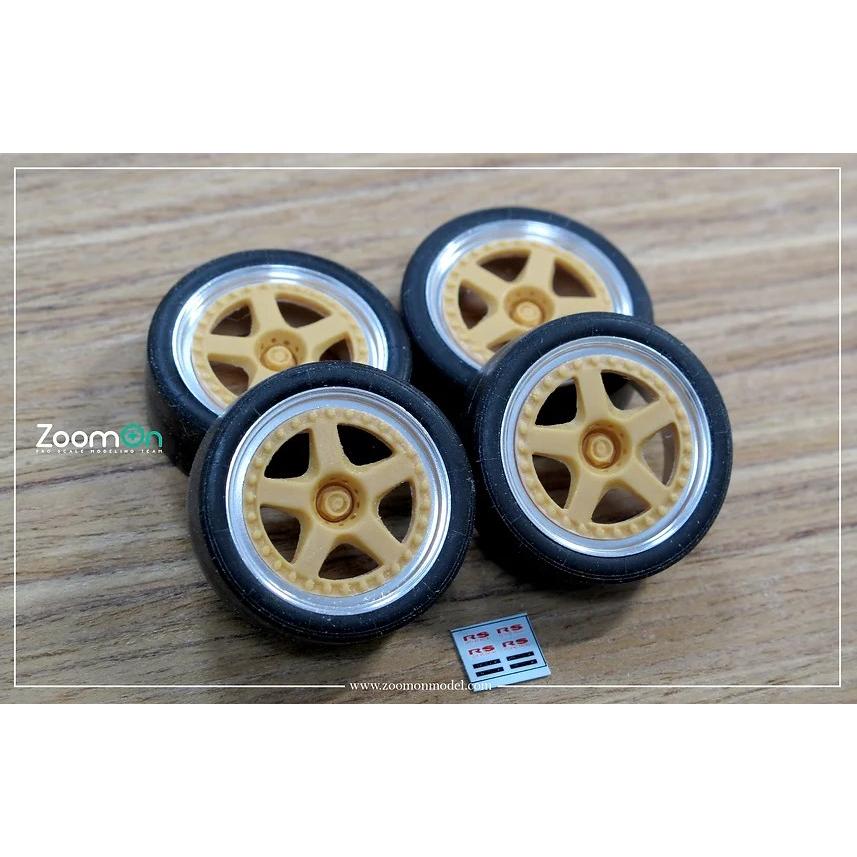 インパル　RS ホイール　18インチ　4本 ZoomOn ZR071 1/24 18インチ インパル RS ホイールセット