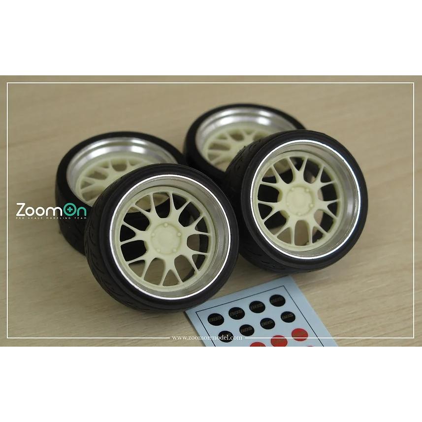 ZoomOn ZR084 1/24 20インチ BBS LM-R ホイールセット : ホビー