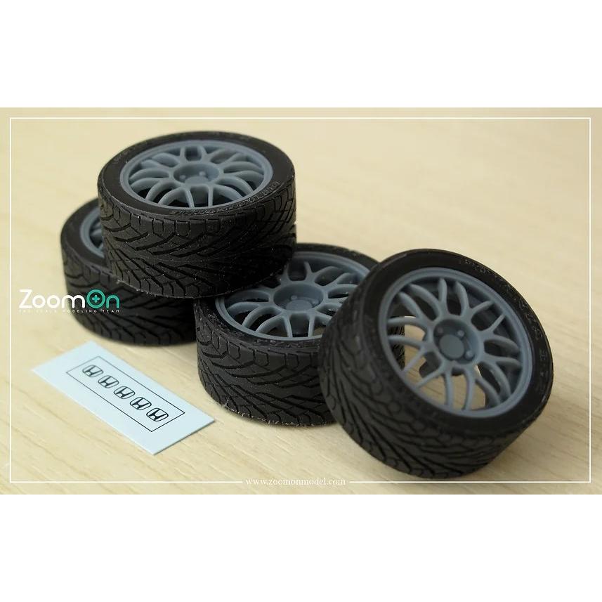 ZoomOn ZR090 1/24 NSX (NA1) タイプS BBS ホイールセット