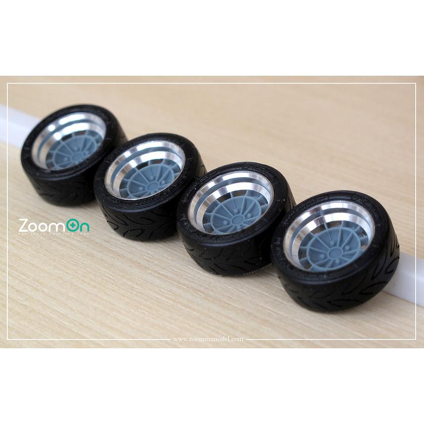 ZoomOn ZR113 1/24 15インチ Trd Tosco ホイールセット : ホビー