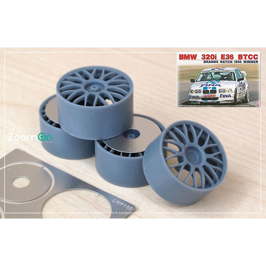 ZoomOn ZR128 1/24 18インチ BBS BMW 320i (E36) BTCC 1996 ホイール