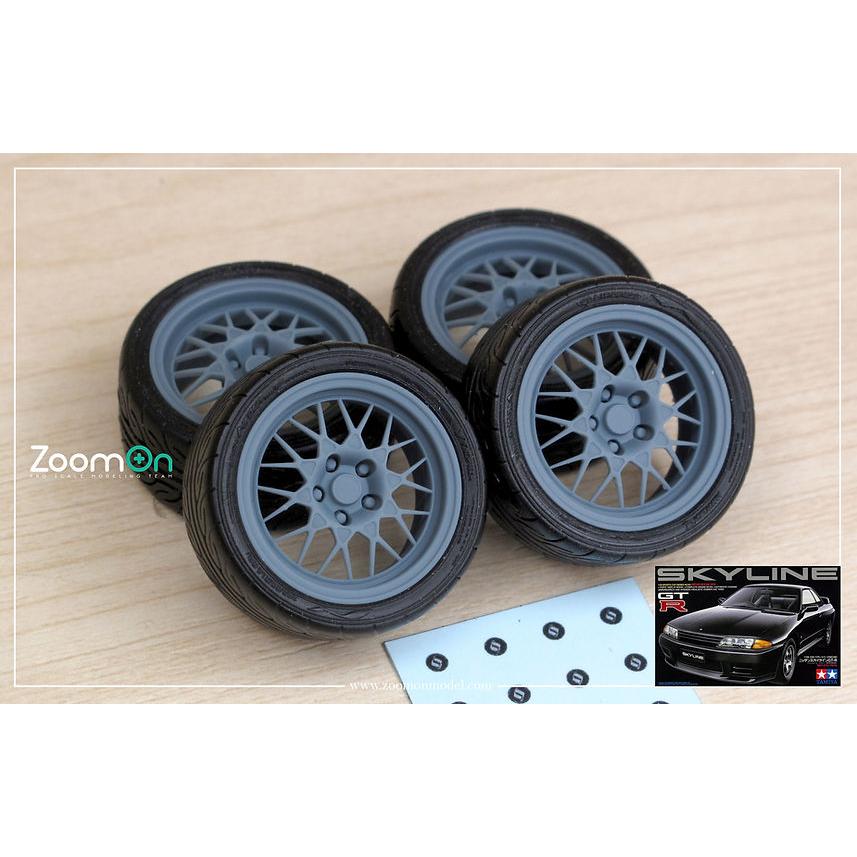 ZoomOn ZR133 1/24 17インチ 日産・スカイラインGT-R R32 V-Spec II