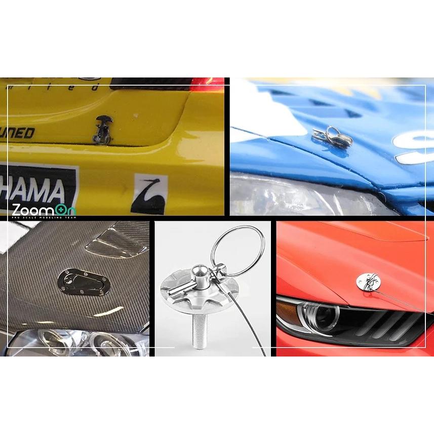 ZoomOn ZT040 1/24 ボンネットフードピン セット : ホビー