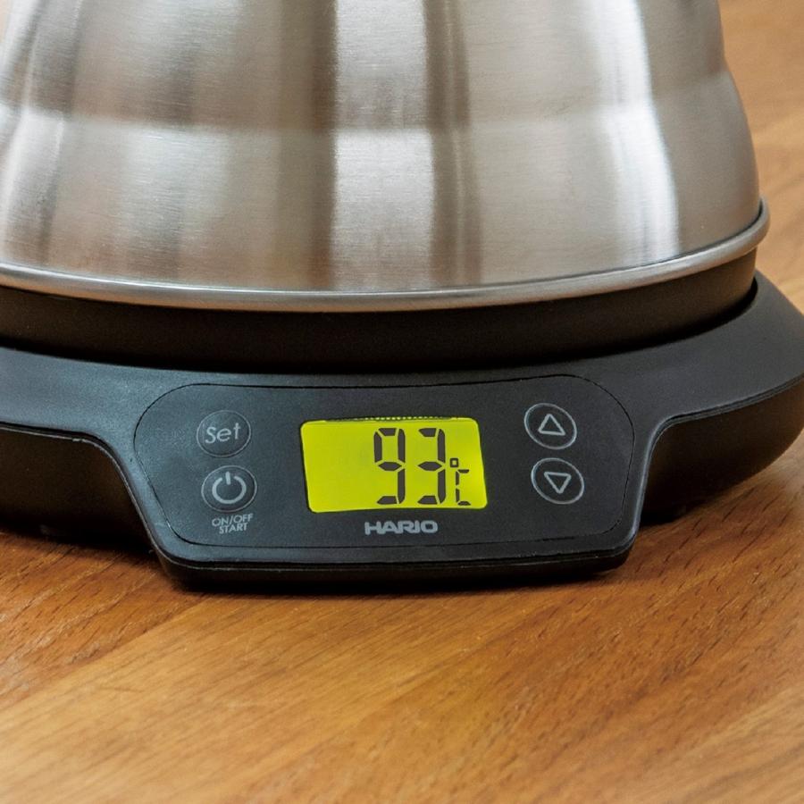 ハリオ V60 温度調整付き パワーケトル・ヴォーノ N  EVT-80-HSV （電気ケトル）