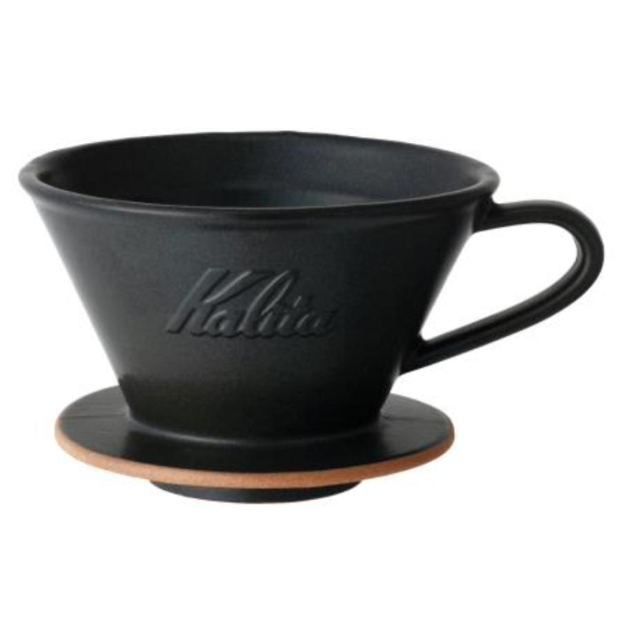 カリタ MI 185 ドリッパー (サンドブラック) （2〜4杯用） 美濃焼