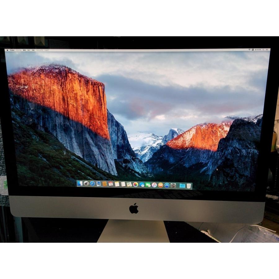 iMac27インチ Core i5(2.7GHz)メモリ8GB HDD1TB A1312 Mid2011(iMac12.2)MC813J/A/Thunderbolt【送料無料】【中古】｜paoonsshop｜02