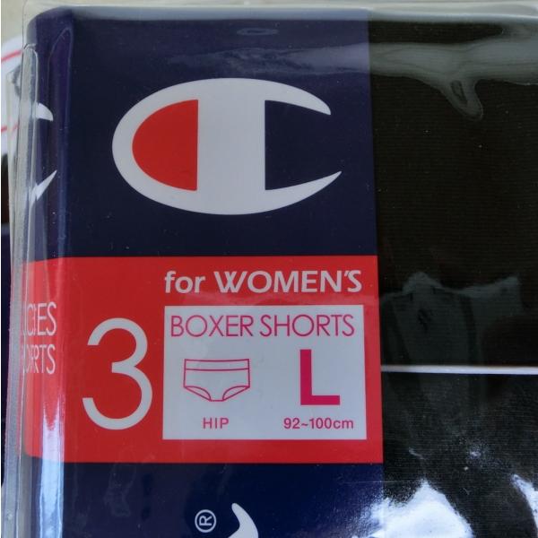 ゆうパケット280円可能　Champion ３枚【L】ボクサーショーツ　0148 CW6EU701D　Hanes ヘインズ　ストレッチ素材　お買得　黒　グレー｜paostore｜09