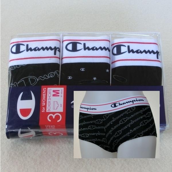 Champion ３枚 【M】 ボクサーショーツ 0149 CW6EU701D C/#2 Hanes ヘインズ ストレッチ素材 柄 黒
