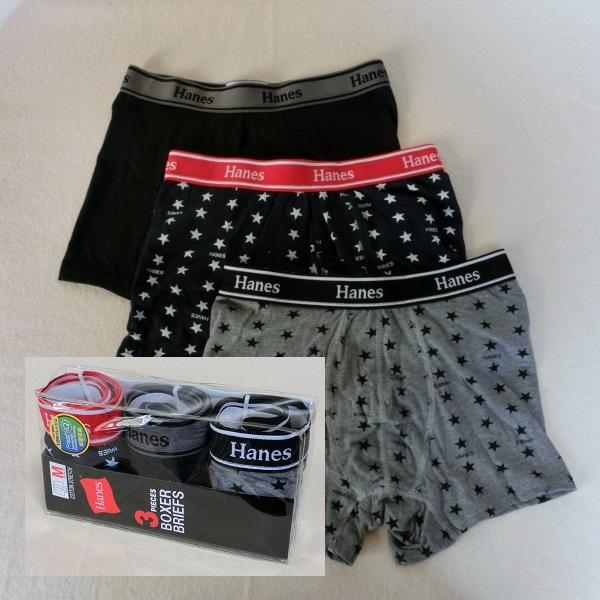 レターパックプラス可能 【M】 Hanesヘインズ ボクサー ３枚セット 0768 抗菌防臭 綿 (黒紺星灰星) ３色 HM6ES704H C/#１ ニオイ抑制