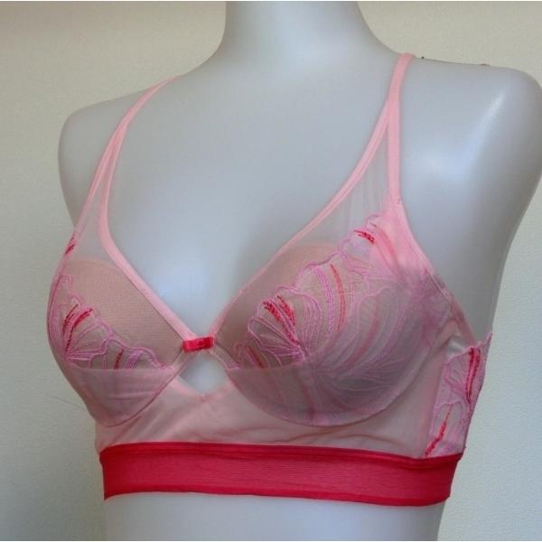 【D70】 天使のブラ 魔法のハリ感487 ブラジャー ピンク p4434 triumph 5900円+税