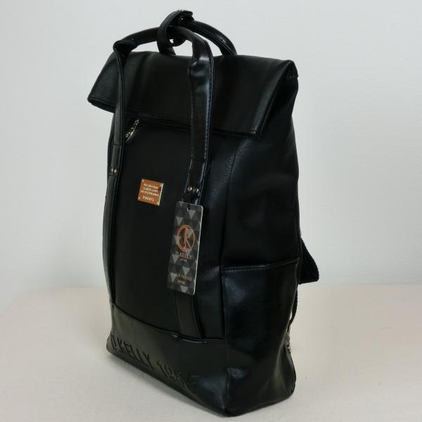 DK-LP-34 D.KELLY 黒 p8237 2WAY フラップスリムリュック バックパック