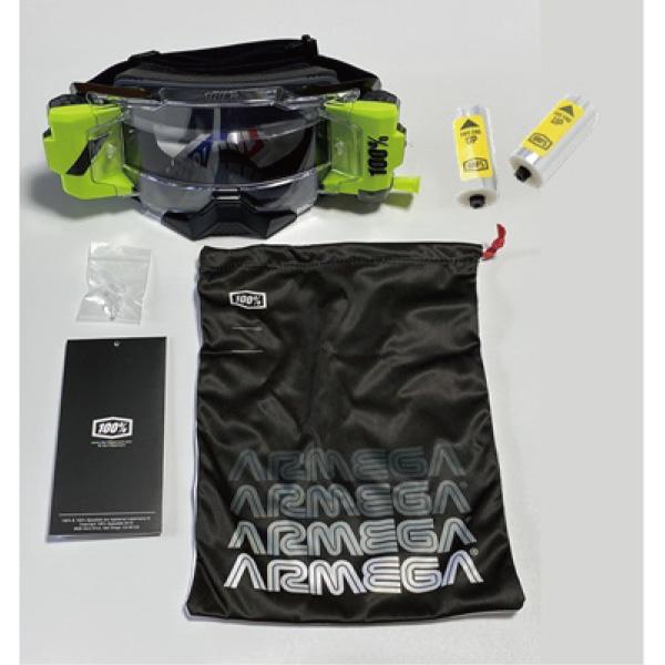 100% ARMEGA ForeCast Kit ゴーグル用 100％ ゴーグル ARMEGA FORECAST 50mm幅ロールオフ標準装備モデル
