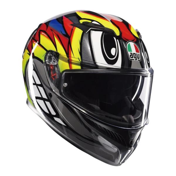 AGV AGV K3 BIRDY 2.0 GREY/YELLOW/RED フルフェイス ヘルメット
