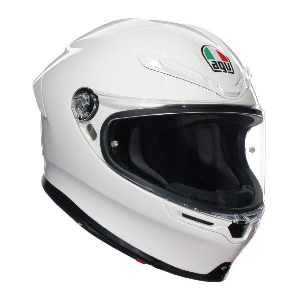 【未使用】AGV K6S ホワイト Mサイズ アジアンフィット おまけ付き AGV AGV K6 S WHITE ホワイト フルフェイス ヘルメット アジアン