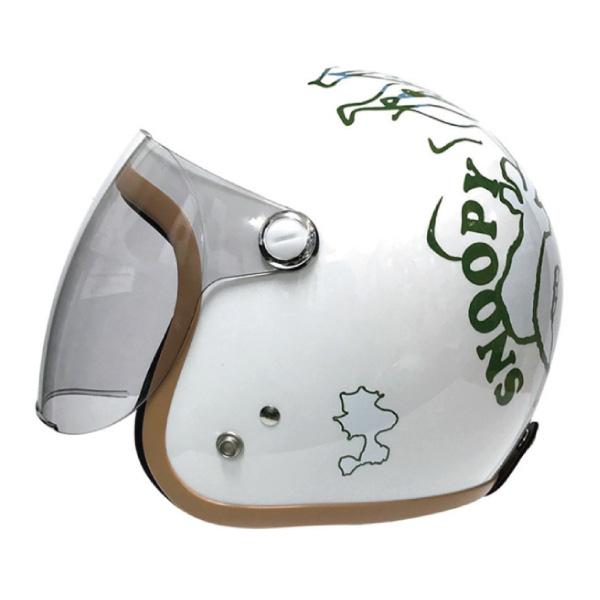 スヌーピー ジェットヘルメット SNJ-73 SNOOPY シールドヘルメット PEEK-A-BOO｜papa-mart｜02