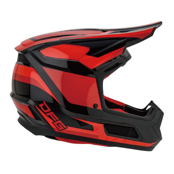 ダートフリーク DFG ACE オフロードヘルメット ブラックレッド : PAPA