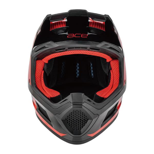 ダートフリーク DFG ACE オフロードヘルメット ブラックレッド : PAPA