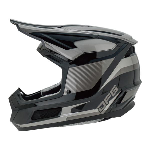 ダートフリーク DFG ACE オフロードヘルメット ブラックシルバー