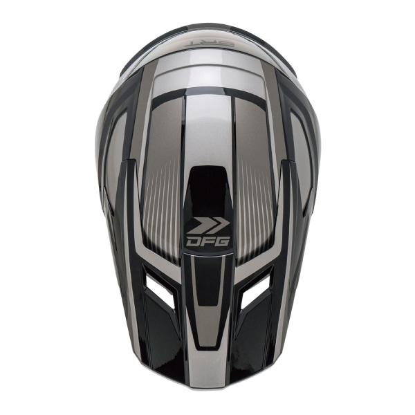 ダートフリーク DFG ACE オフロードヘルメット ブラックシルバー