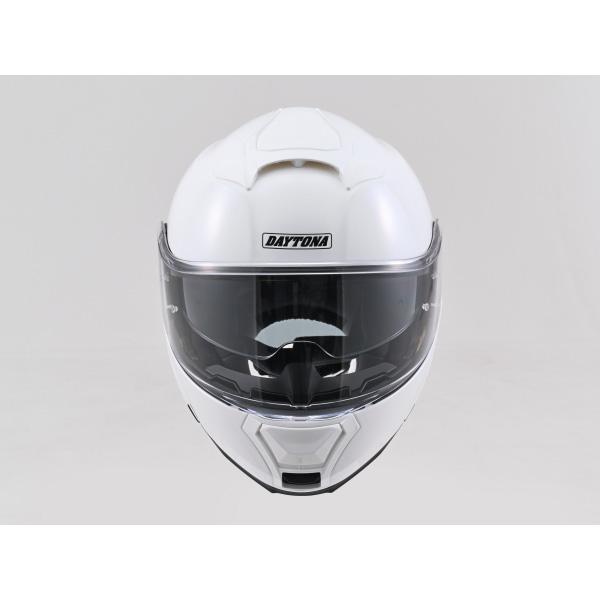 DAYTONA（デイトナ） DN-010BT フリップアップヘルメット ホワイト
