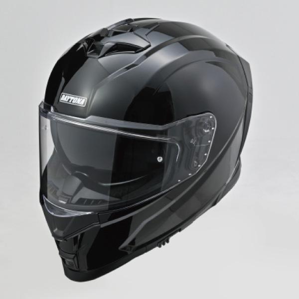 DAYTONA（デイトナ） DN-012SV ミラーシールド付き メンズ 男性用 DAYTONA（デイトナ） DN-012SV フルフェイスヘルメット ブラック