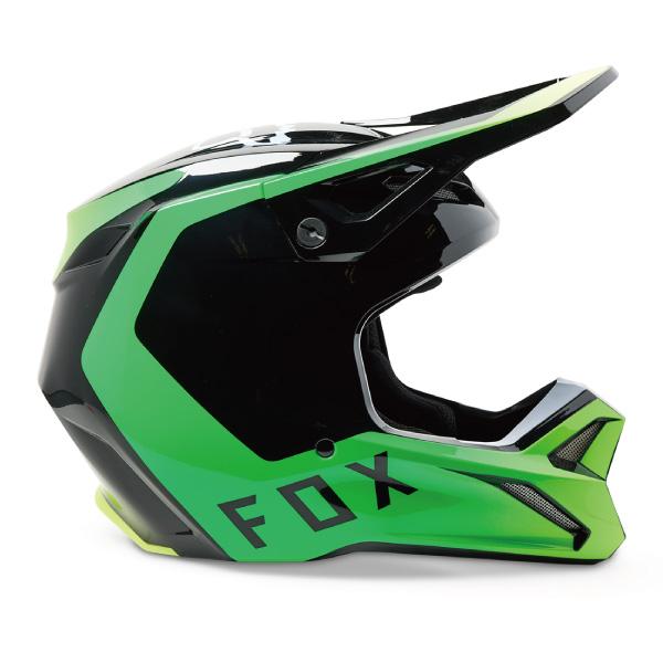 FOX オフロードヘルメット V1 HELMET DPTH BLACK ディプス ブラック 日本向け正規流通品｜papa-mart｜02