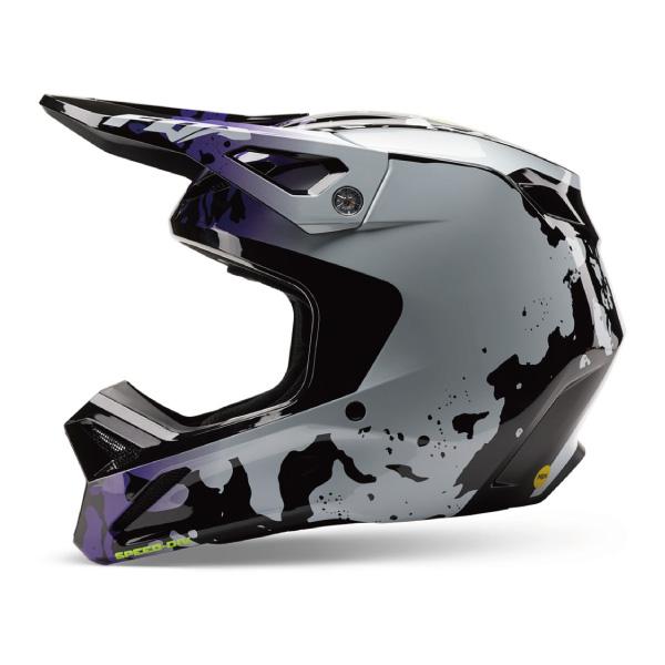 FOX オフロードヘルメット V1 HELMET MORPHIC モーフィック ブラック/ホワイト 日本向け正規流通品｜papa-mart｜02