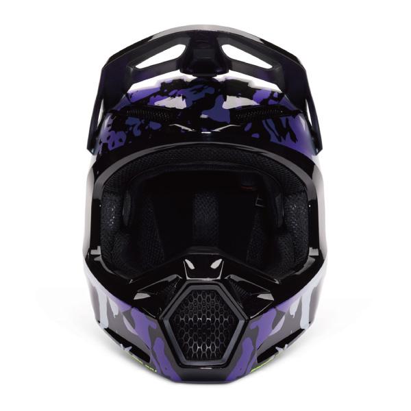 FOX オフロードヘルメット V1 HELMET MORPHIC モーフィック ブラック/ホワイト 日本向け正規流通品｜papa-mart｜04