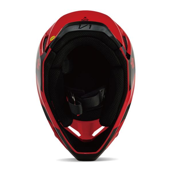 FOX オフロードヘルメット V1 HELMET STREAK ストリーク フローレッド 31371-110 日本向け正規流通品｜papa-mart｜06